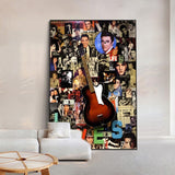 Famous Singer Elvis Canvas Wall Art