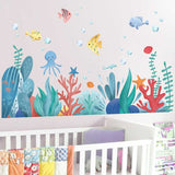 Sea Whale Wall Stickers: Decorate with Seagrass Plants