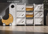 Astronaut Galaxy Design Toys Storage Rack | Large Toy Storage Cabinet