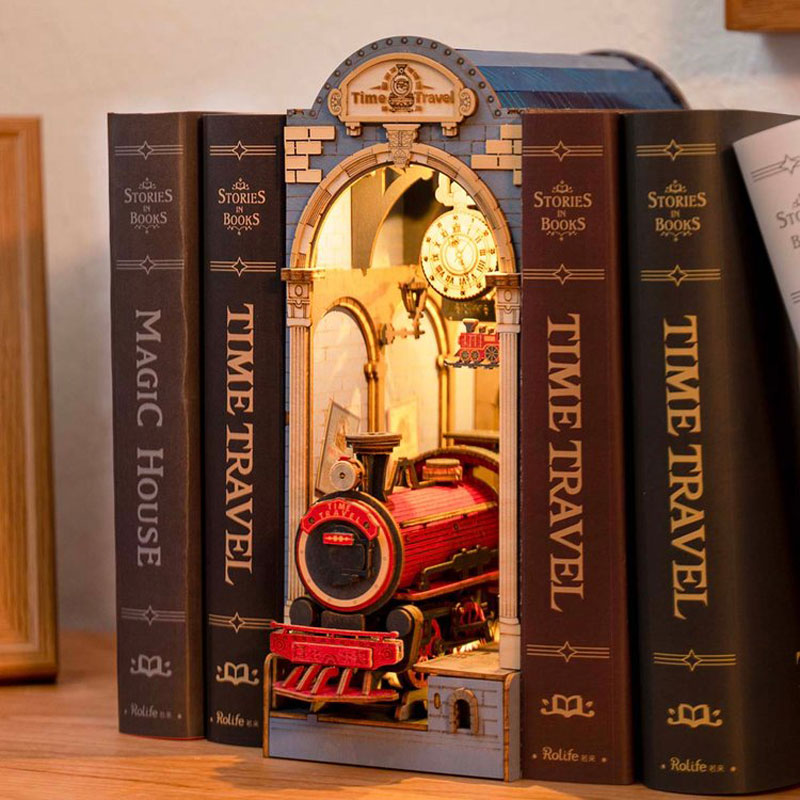 Book Shelf Insert | Time Travel Book Shelf Note | Handmade Books Separator
