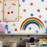 Vigor Watercolor Rainbow Waterproof Wall Stickers