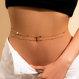 Vintage Aesthetic Belly Chain - Streetwear Waist Chain for Women