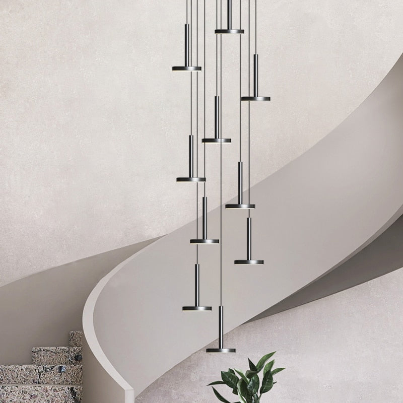Designer Arc Luxury Staircase Chandelier