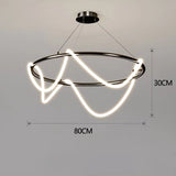Modern Long Hose LED Chandelier for Dining Room