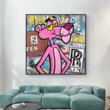 Pink Panther Fendi Art : dévoiler des chefs-d'œuvre éclatants