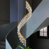 Grand Twirl Staircase Chandelier: Premium Lighting Solution