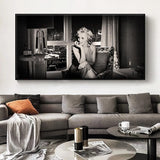 Marilyn Monroe Black and White Poster: Iconic Wall Art