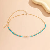 Boho-Zirkon-Taillenkette – Perlen-Naturstein-Bauchkette für Frauen
