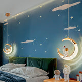 Kids Bedside Astronaut on Moon Light | Kids Room Decor Lights