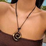 Lustrous Echo Necklace - Elevate Your Elegance  Handcrafted Statement Jewelry