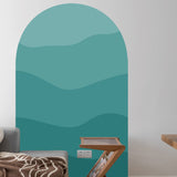 Grande adesivo murale ad arco 3D - Decorazione moderna per la casa