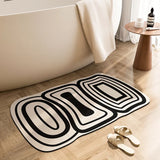 Abstract Ooze Rug: Contemporary Elegance for Stylish Comfort
