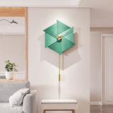 Minimalist Nordic Style Green Wall Clock