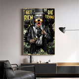 Disney Get Rich Or Die Trying Canvas Wall Art