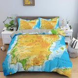 Shop our World Map Bedding Set for a Globally Inspired Décor
