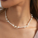 Radiant Serenity Necklace  Elegant Adornment for a Timeless Look