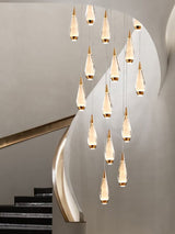 Cones Staircase Chandelier: Exquisite Lighting Solution