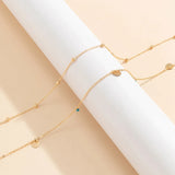 Perles de taille multicouches géométriques Boho - Bijoux de chaîne de corps d'été