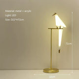 Crane The Bird LED Floor Lamp: Illuminate in Style