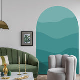 Large 3D Arch Wall Sticker - Modern Home Decor Accent