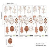 Boho Woodland Trees Wall Sticker