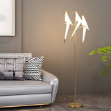 Crane The Bird LED Floor Lamp: Illuminate in Style