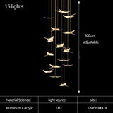 Hängeleuchte „Seagull“ für Treppen – LED-Beleuchtung