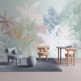 Nordic Tropical Plant Forest Wallpaper for Home Wall Decor