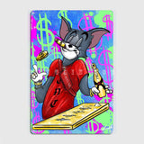 Disney Gangster Tom and Jerry Canvas Wall Art