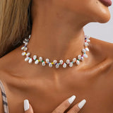 Strahlende Sunset Bloom-Halskette – Schmücken Sie Ihre Eleganz mit BabiesDecor.com