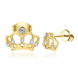 Crown Moissanite Stud Earring: Your Perfect Accessory
