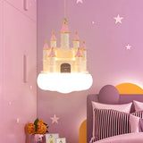 Girls Room Creative Castle Pendant Lamp Chandelier