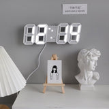 3D LED Digital Wall Clock: Innovative and Stylish Design