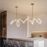 Modern Long Hose LED Chandelier for Dining Room