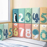 3D Anti Collision Number Soft Wall Stickers For Kids Room