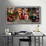Tony Montana Dites bonjour à mon petit ami Scarface Movie Art mural sur toile