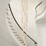 Staircase Spiral Chandelier: Illuminate with Elegance