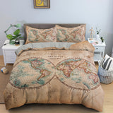 World Map Bedding Set: Discover the Globetrotter's Dream