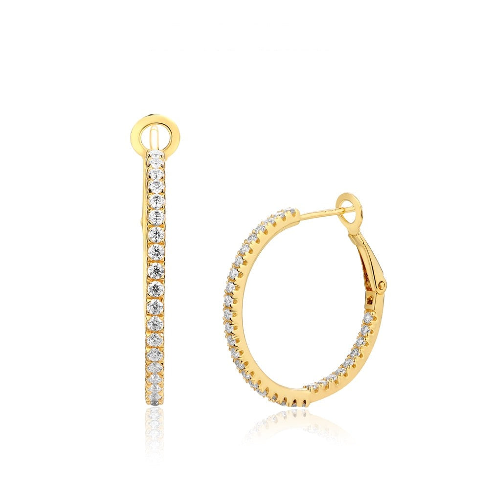 Moissanite Hoop Earring: Stylish and Sparkling Jewelry