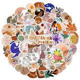 Art Aesthetic Boho Stickers Pack | Famous Bundle Stickers | Waterproof Bundle Stickers