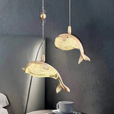 Éclairage de lustre à pendentif poisson : design élégant et unique