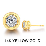 Yellow Gold Stud Earrings: Sparkling and Timeless Beauty