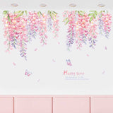 Pink Flowers Wall Sticker