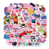 Peppa Pig Stickers Pack | Famous Bundle Stickers | Waterproof Bundle Stickers