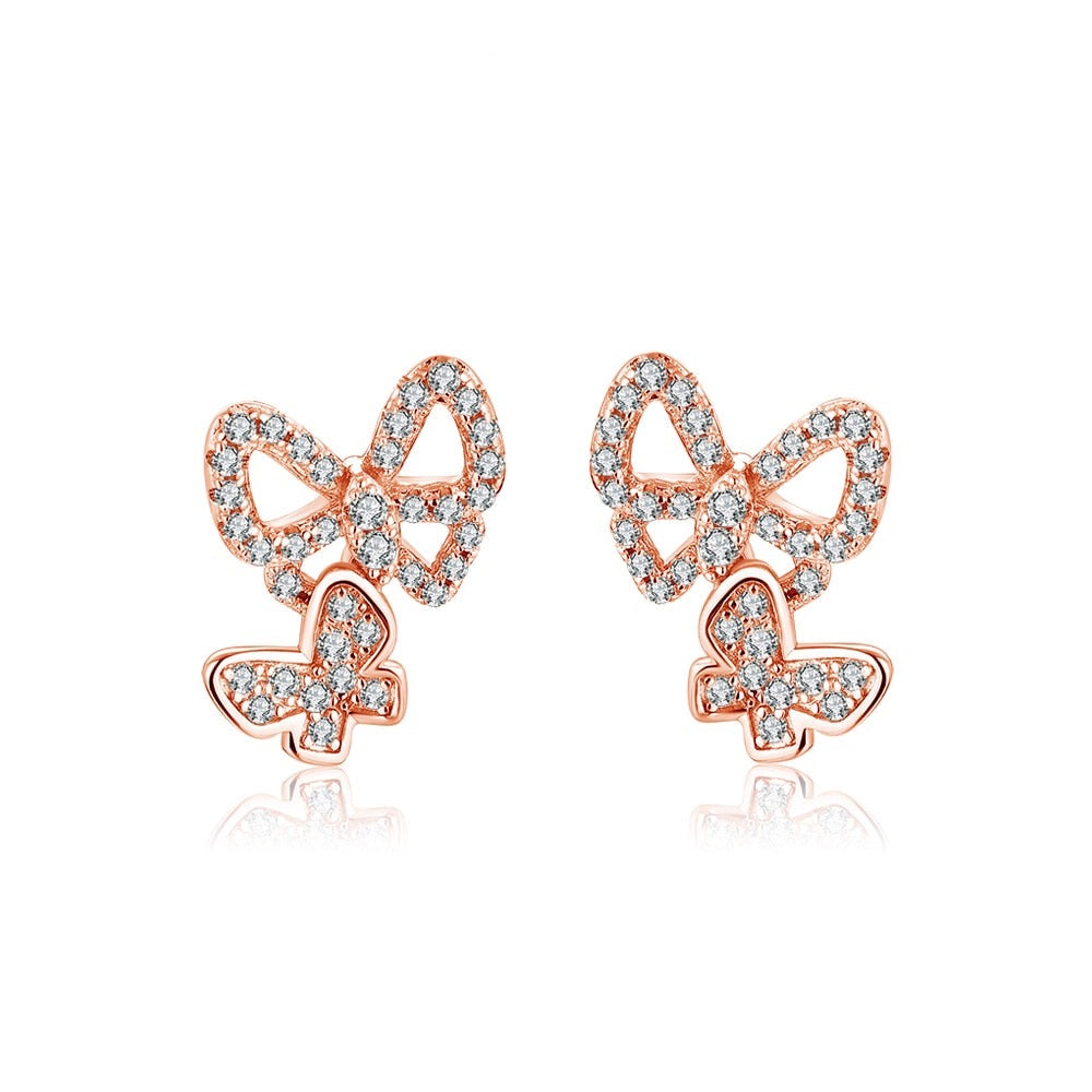 Butterfly Suit Stud Earring: Exquisite Accessory