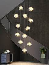 Crystal Ball Staircase Chandelier: Enhancing Your Space