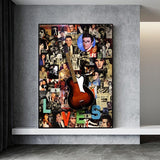 Berühmter Sänger Elvis Leinwand-Wandkunst