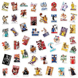 NBA Star Collection Stickers Pack | Famous Bundle Stickers | Waterproof Bundle Stickers