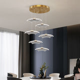 Modern Staggered Staircase Chandelier BabiesDecor