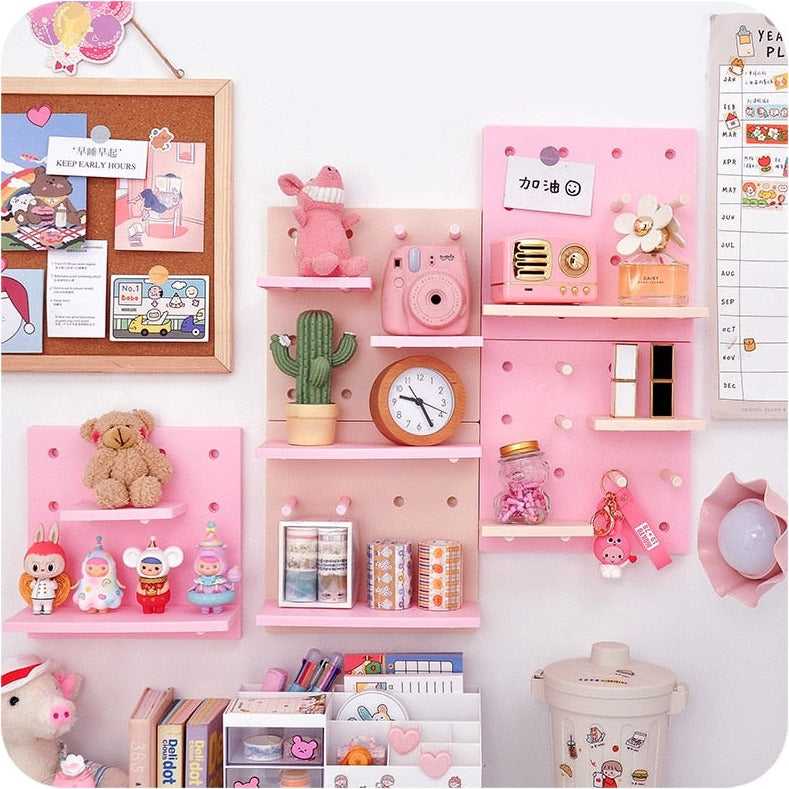 DIY Shelves Wall Storage Rack Shelf for Kids Room